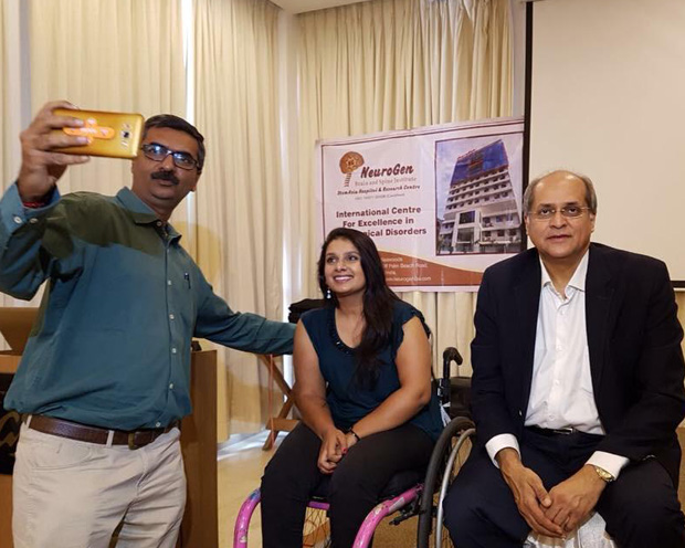 Virali Modi with Dr AKS for Ahmedabad Conference